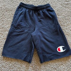 Men’s Champion Dark Blue Shorts with Logo